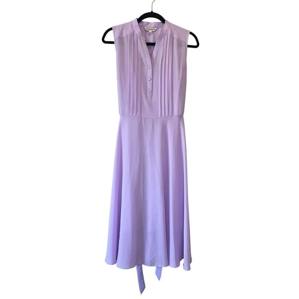 Nannette Lepore Lavendar Orchid Blossom Dress Size 6